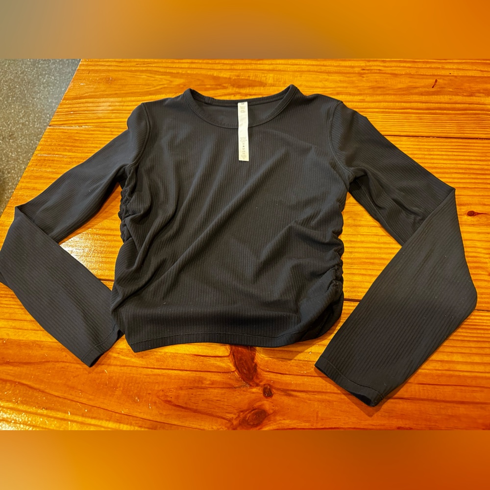 lululemon ribbed align long sleeve crop